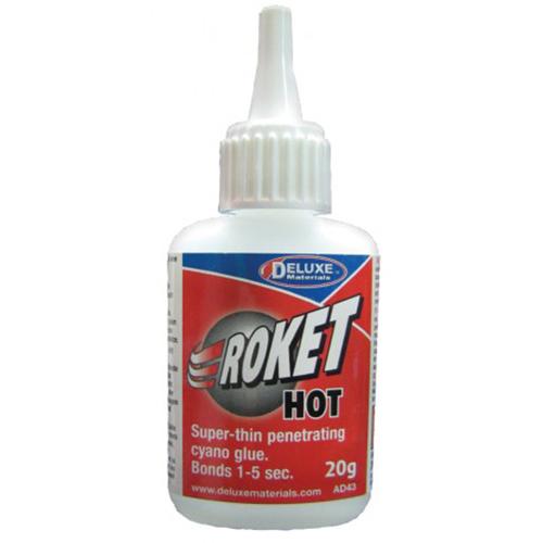 Deluxe Materials AD43 Roket Hot Cyano Glue - 20g Bottle