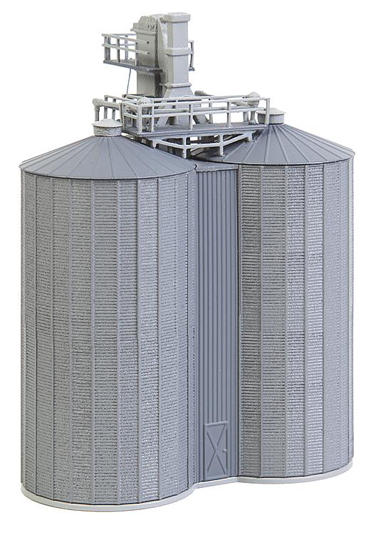 Faller 222216 N Grain Silos (Pack of 2) – Trainz