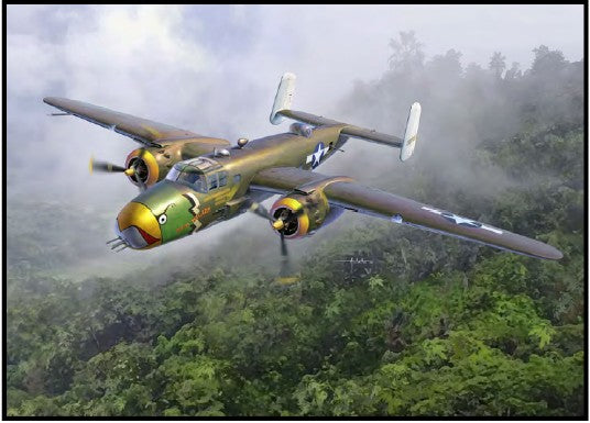 Academy 12328 1:48 North American B-25D Pacific Theatre Aircrane Plane Kit