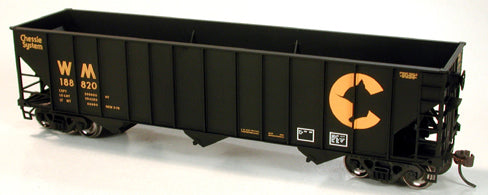 Bowser 42161 HO Chessie Western Maryland 100 Ton Hopper Car Ready To Run #188375