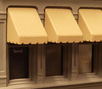 City Classics 937 HO 3/8" Window Awnings (Pack of 12)