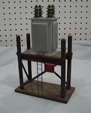 K&P Brick & Building Co. KP4850 O/On30 Transformer On Platform Building Kit