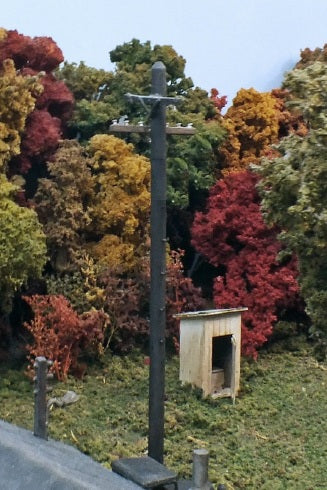 K&P Brick & Building Co. KP4806 O Telephone/Telegraph Poles Building Kit