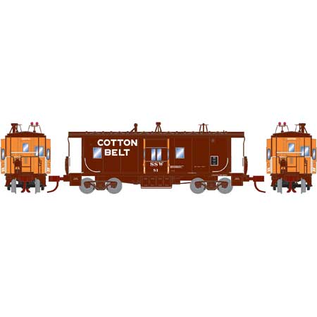 Athearn 26704 N Cotton Belt SSW Bay Window Caboose #81