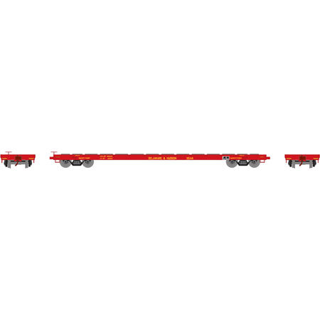 Athearn 92685 HO Delaware & Hudson 60' Ready-to-Run Flat Car #16144