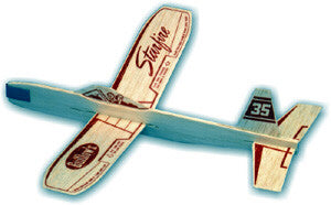 Guillows 35 Starfire Balsa Glider Aircraft Plane Model Kit