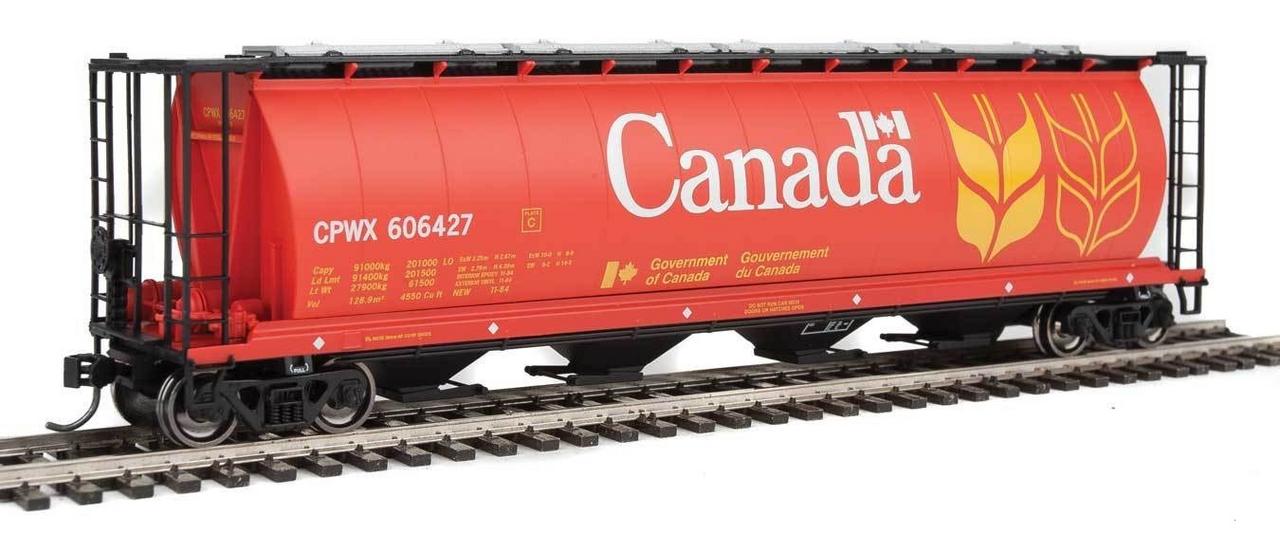 Walthers 910-7360 HO Canada CPWX 59' Cylindrical Hopper #606427