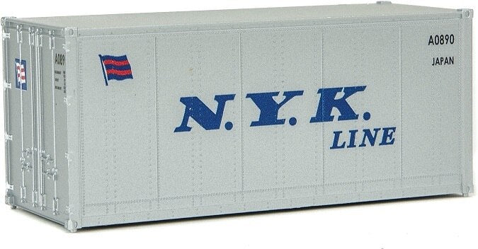 Walthers 949-8655 HO NYK Lines 20'' Smooth-Side Container