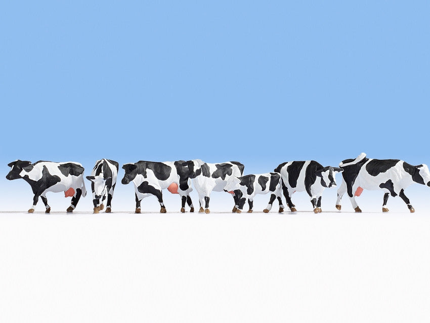 Noch 12851 HO Cow Pasture with Sound Figures (Set of 7)