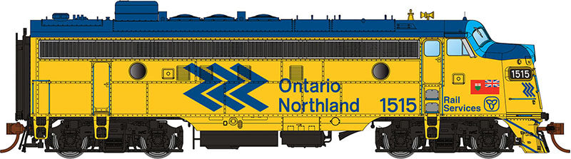 Rapido Trains 222530 HO Ontario Northland GMD FP7 Chevron Diesel Loco #1508