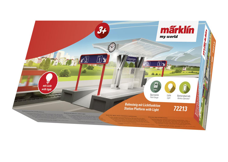 Marklin 72213 HO My World Station Platform with Light