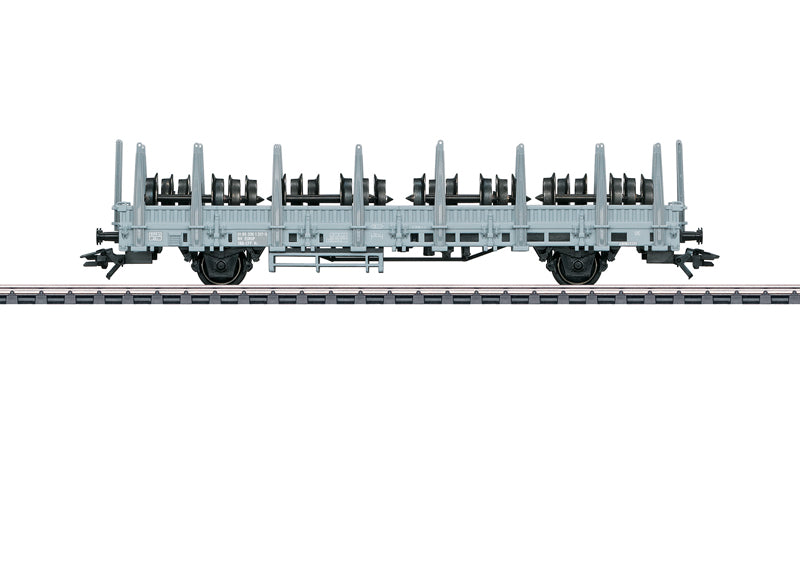 Marklin 46937 HO Swiss Federal Railways Stake Car with 12 Solid Wheel Sets