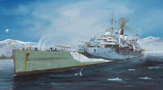Trumpeter 05352 1:350 HMS Kent British Battle Cruiser Plastic Model Kit