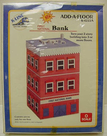 K-Line K4222A O First National Bank Add-A-Floor Kit