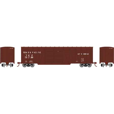 Athearn 90079 HO Texas & Pacific RTR 50' Single Sheathed Box Car #70769