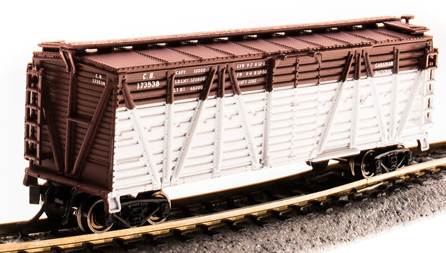 Broadway Limited 3561 N Canadian National K7 Stock Car with Cattle Sounds