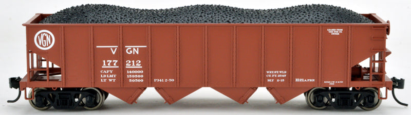 Bowser 42078 HO Virginian 4-Bay Leased PRR H21a Hopper Car #177012
