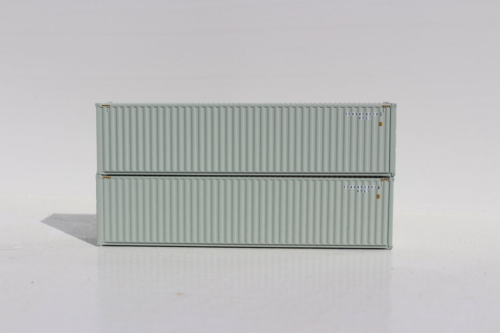 JTC Model Trains 405044 N Sealand 40' High Cube Containers w/Magnetic System