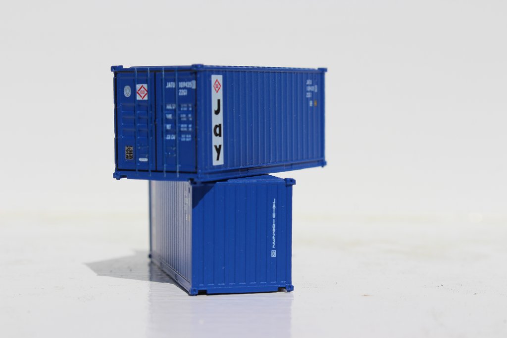 JTC Model Trains 205303 N Jay Container Services 20'' Std. Containers w/Magnetic