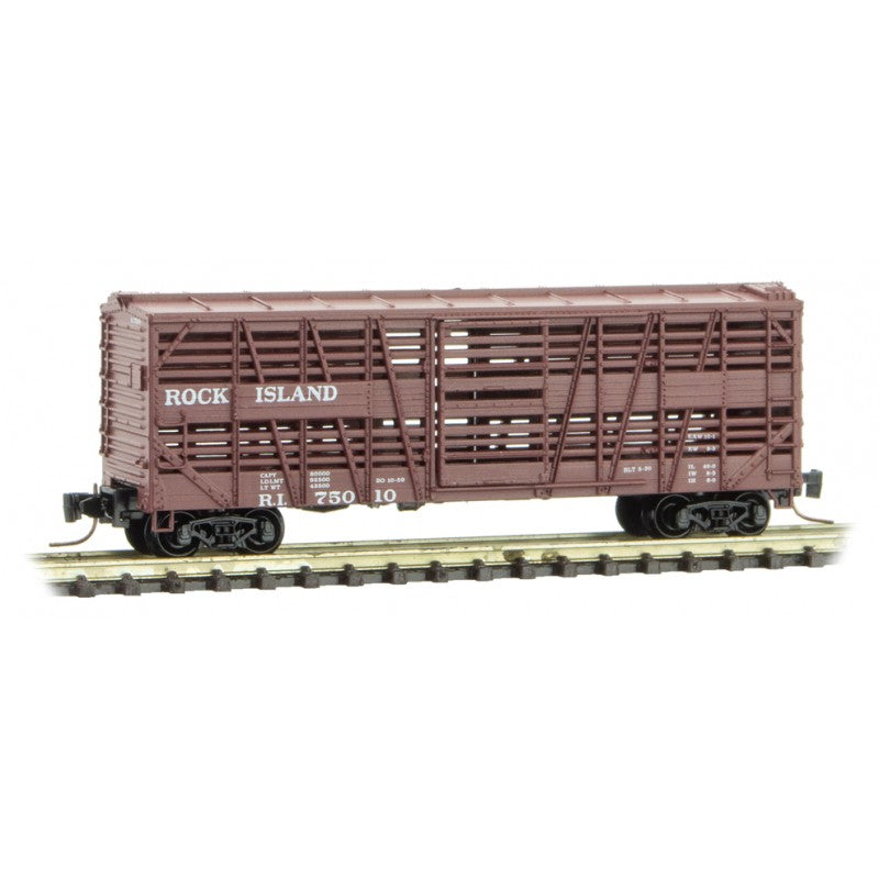 MicroTrains 52000251 Z Rock Island 40' Despatch Stock Car #75010