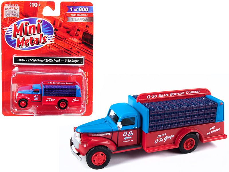 Classic Metal Works 30563 HO Mini Metals O-So Grape '41-'46 Chevy Delivery Truck