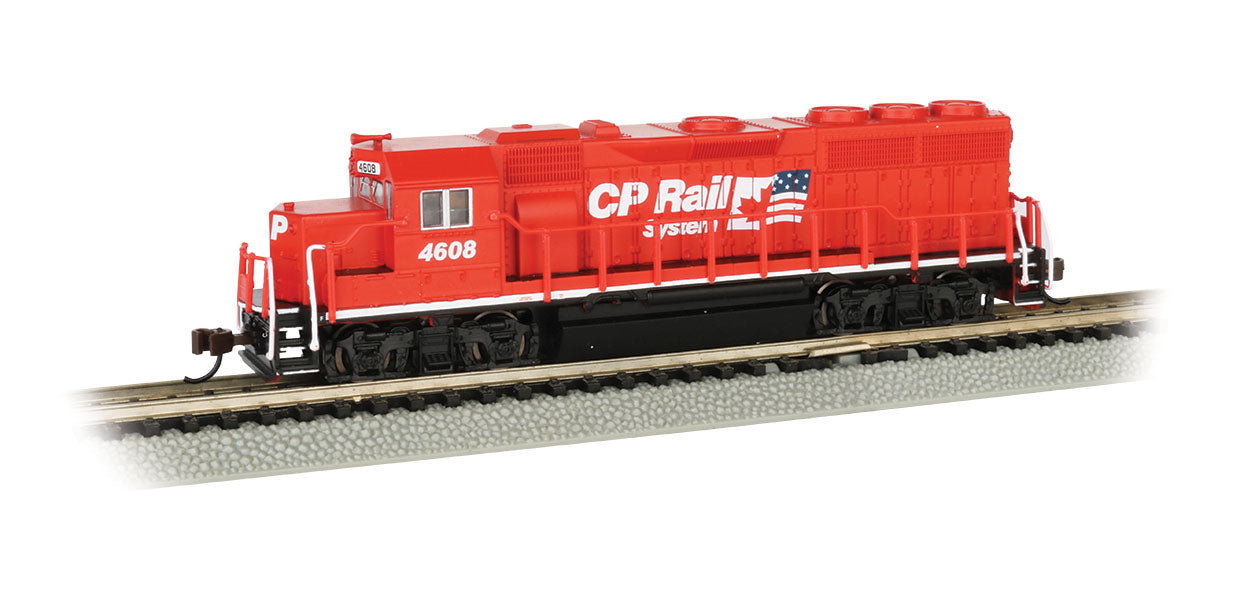 Bachmann 66353 N CP Rail GP40 Diesel Locomotive with Sound #4608