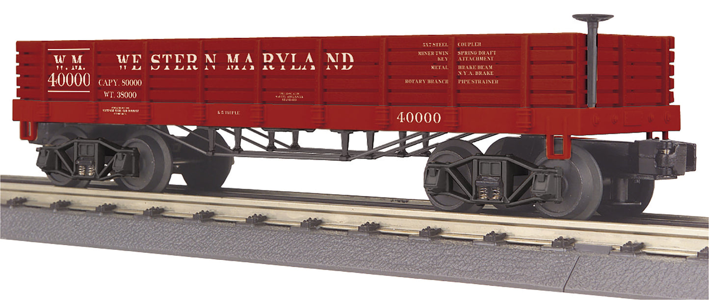 MTH 30-72201 O Western Maryland 19th Century Gondola #40000