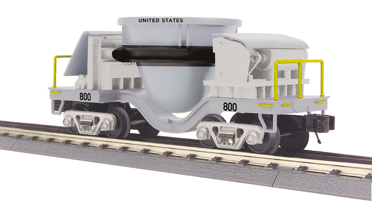 MTH 30-79593 O Gauge United States Silver Slag Car #800