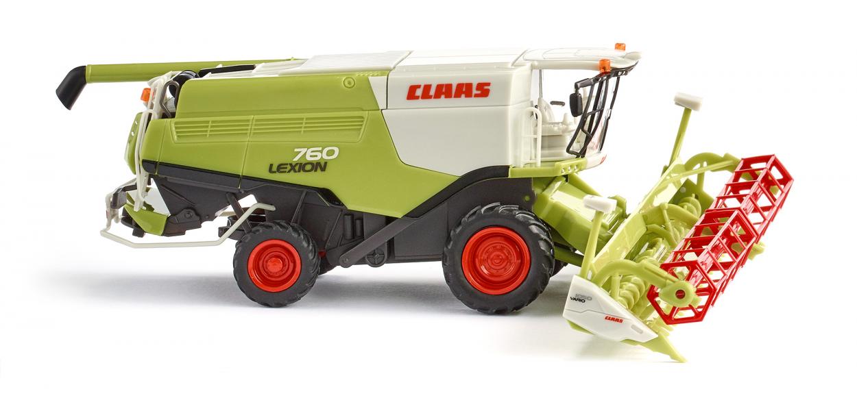 Wiking 038914 HO/1:87 Claas Lexion 760 Harvester with V 1050 Grain Attachment
