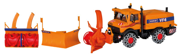 Kibri 15011 1:87 Unimog Plow w/Snow Blower Kit