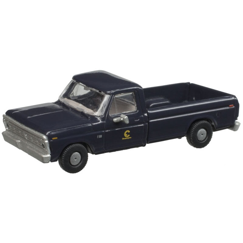 Atlas 60000119 N Chesapeake & Ohio 1973 Ford F-100 Pickup Truck (Pack of 2)