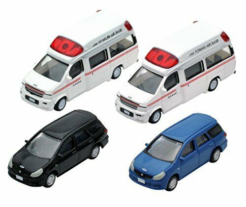 TomyTec 260851 N Assembled Ambulance and Minivan Set (Set of 4)