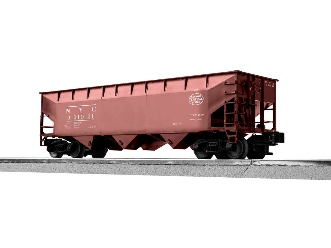 Lionel 3-18130 O New York Central AAR 3-Bay Hopper (Pack of 6)