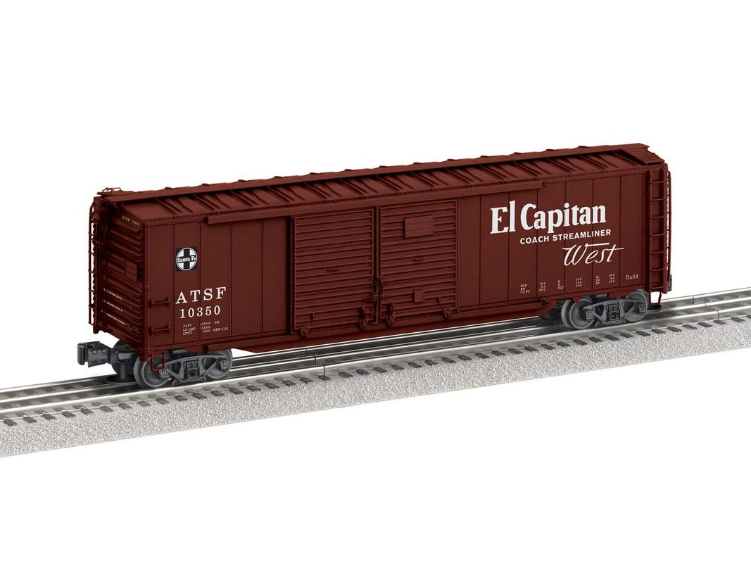 Lionel 1926443 O Santa Fe El Capitan 50' Double Door Boxcar #10350
