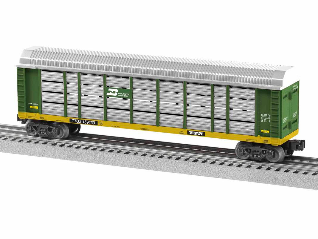 Lionel 1928012 "O-Gauge" Burlington Northern Autorack #159433