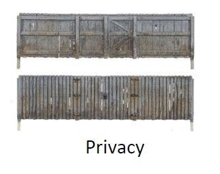 Woodland Scenics A3005 O Privacy Fence