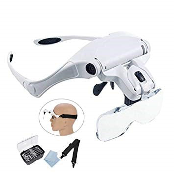 Magnifiers 1055 Professional 2-in-1 Illuminated Headband Magnifier