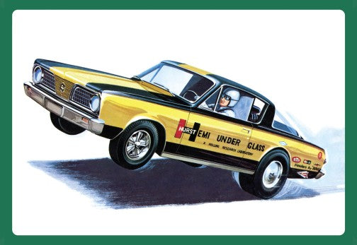 AMT 1153 1:25 1966 Plymouth Barracuda Hemi Under Glass Model Car Kit