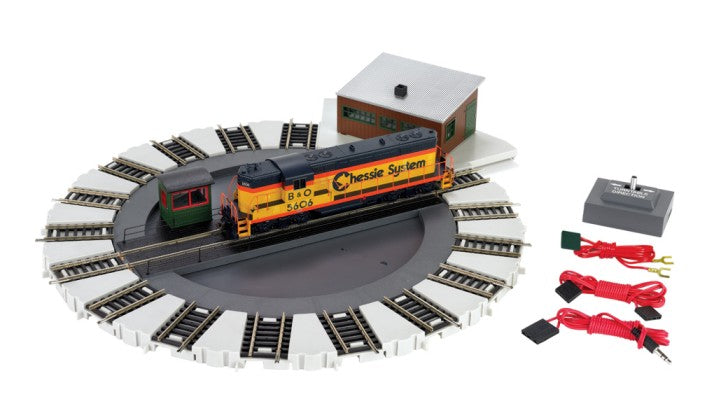 Bachmann 46298 HO Nickel Silver E-Z Track DCC-Equipped Turntable