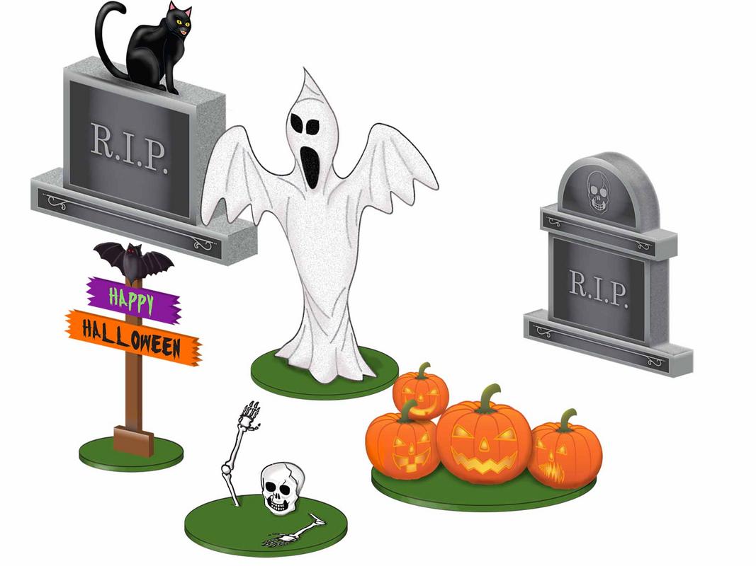 Lionel 1930080 O Halloween Lawn Figures (Set of 6)