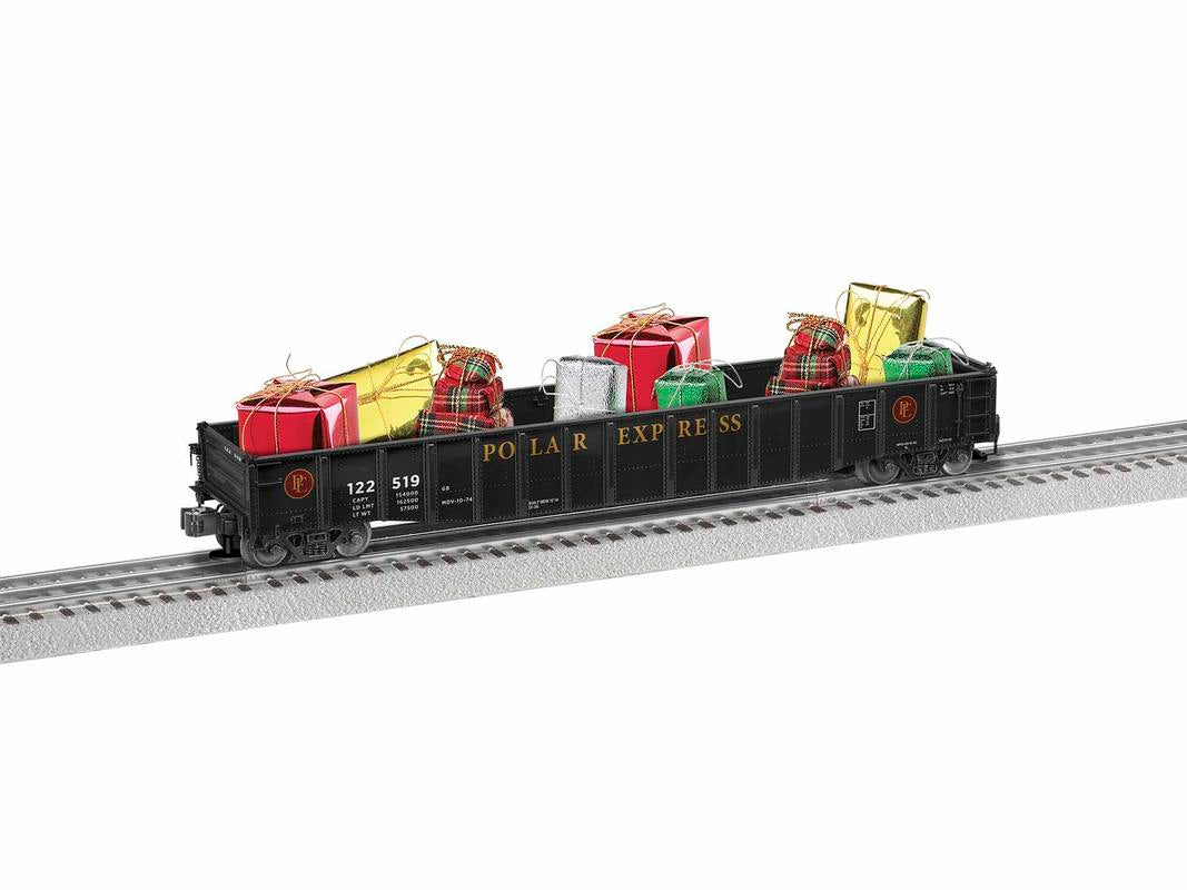 Lionel 1926370 O The Polar Express 52' Gondola with Presents – Trainz