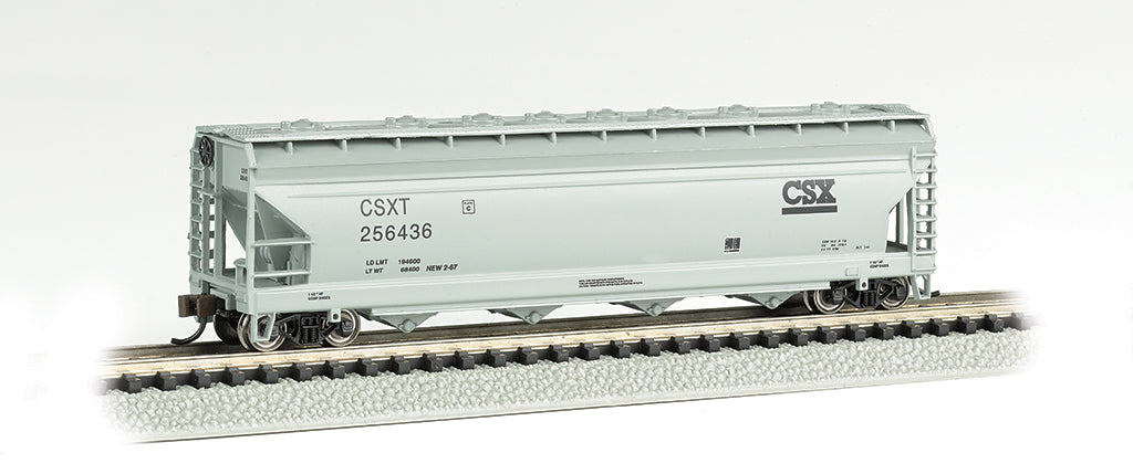 Bachmann 17557 N CSX ACF 56' 4-Bay Center Flow Hopper #256436
