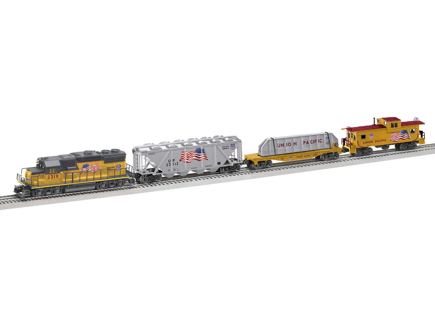 Lionel 1923110 UP America Proud LionChief O Gauge Train Set with Bluetooth