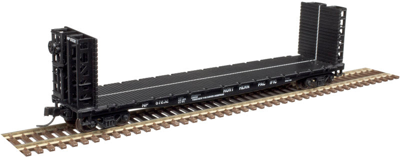 Atlas 50004812 N Northern Pacific 48' GSI Bulkhead Flat Car #67197