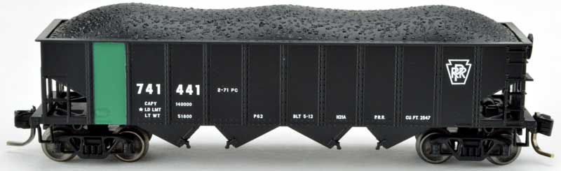Bowser 38024 N Penn Central PRR Block Ore Service H21a 4-Bay Hopper Car #741452