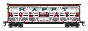 Broadway Limited 5897 HO Happy Holidays Holiday Season K7 Stock Car