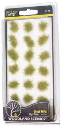 Woodland Scenics FS770 Light Green Grass Tufts (Pack of 21)