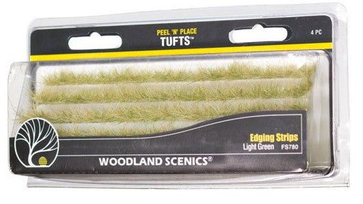Woodland Scenics FS780 Light Green Edging Strips (Pack of 4)