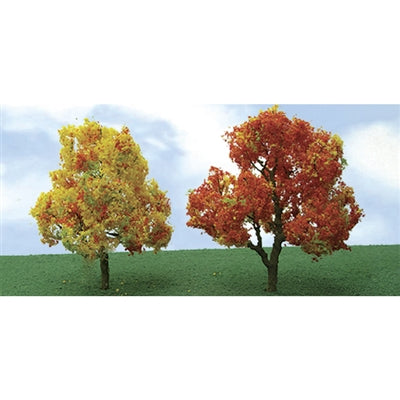 JTT Scenery Products 92319 HO 3-3.5" Pro-Elite Autumn Deciduous Tree (Pack of 2)
