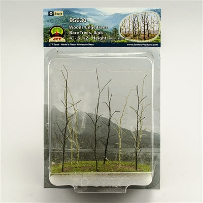 JTT Scenery Products 95630 4' 5-1/2" Bare Woods Edge Trees (Box of 8)